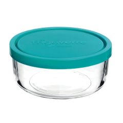 Контейнер круглый 12 см, 300 мл, синий, стекло, серия Frigoverre Classic, Bormioli Rocco