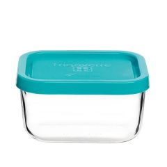 Контейнер прямоугольный 13 х 10 см, 400 мл, синий, стекло, серия Frigoverre Classic, Bormioli Rocco