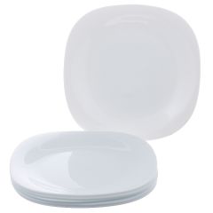 Тарелка обеденная квадратная 27 x 27 см, стеклокерамика, серия PARMA, Bormioli Rocco