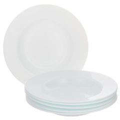 Тарелка суповая 24 см, белый, стеклокерамика, серия TOLEDO, Bormioli Rocco