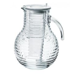 Кувшин с белой крышкой 2 л, стекло, серия VIVA, 135800MAT121990, Bormioli Rocco