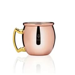 Кружка для коктейля, 60 мл, D40 мм, H45 мм, нержавеющая сталь, цвет медный, Lumian