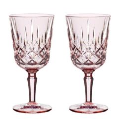 Набор бокалов для вина 2 шт., 355 мл, Noblesse Colors, розовый, хрустальное стекло, Nachtmann