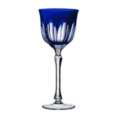 Фужер для вина синий 190 мл, серия LORELEY, AJKA CRYSTAL