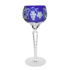Фужер для вина синий 220 мл, серия GRAPE, AJKA CRYSTAL