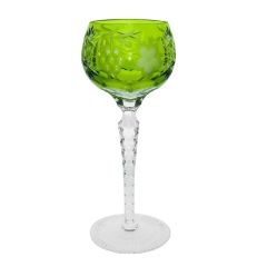 Фужер для вина светло-зеленый 220 мл, серия GRAPE, AJKA CRYSTAL