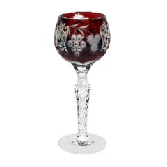 Рюмка для ликера темно-бордовая 60 мл, серия GRAPE, AJKA CRYSTAL