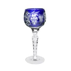Рюмка для ликера синяя 60 мл, серия GRAPE, AJKA CRYSTAL