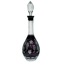 Декантер с пробкой аметист 750 мл, серия GRAPE, AJKA CRYSTAL