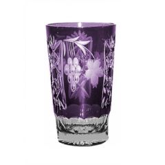 Стакан высокий аметист 390 мл, серия GRAPE, AJKA CRYSTAL