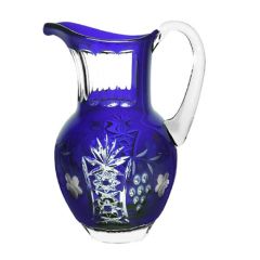 Кувшин синий 1200 мл, серия GRAPE, AJKA CRYSTAL
