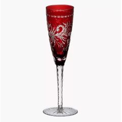 Фужер для шампанского темно-бордовый 170 мл, серия MONICA, AJKA CRYSTAL