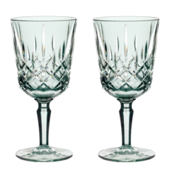 Набор бокалов для вина 2 шт., 355 мл, Noblesse Colors, мятный, хрустальное стекло, Nachtmann