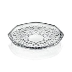 Блюдо круглое RCR ARABESQUE D30 см, H2,4 см, хрустальное стекло, Италия
