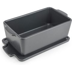 Форма для запекания с крышкой SLATE 650 мл, 20 х 11 см, серый, Peugeot