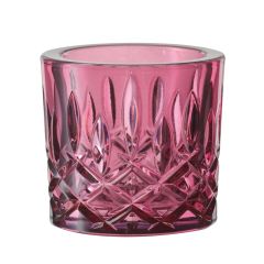 Набор малиновых подсвечников, 2 шт., h66 мм d71 мм, хрустальное стекло, Noblesse, Nachtmann