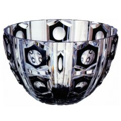 Салатник черный 27 см, серия CHECKER LIGHT, AJKA CRYSTAL