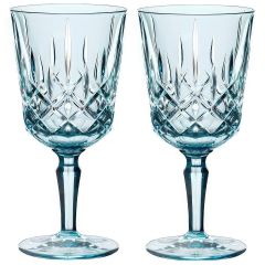 Набор бокалов для вина 2 шт., 355 мл, Noblesse Colors, голубой, хрустальное стекло, Nachtmann