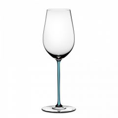 Бокал для вина Riesling/Zinfandel, 395 мл, прозрачный/бирюзовый, хрусталь, серия Fatto a Mano, Riedel