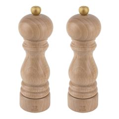 Набор из 2-х мельниц для соли и перца 18 см, дерево, светло-коричневый, PARIS SELECT PEUGEOT, Франция