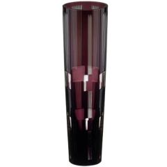 Ваза 25 см аметист, серия RETRO BLACK,  AJKA CRYSTAL