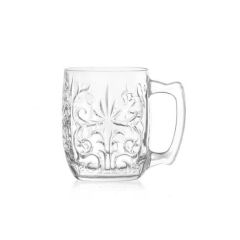 Набор из 4-х кружек RCR Luxion Tattoo 430 мл, H111 мм, D84 мм, хрустальное стекло, Италия