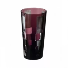 Стакан высокий аметист 290 мл, серия RETRO BLACK, AJKA CRYSTAL