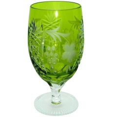 Фужер светло-зеленый 450 мл, серия GRAPE, AJKA CRYSTAL