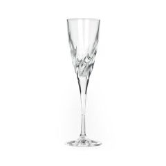 Набор из 6-ти фужеров для шампанского RCR Trix 130 мл, D68 мм, H227 мм, хрустальное стекло, Италия