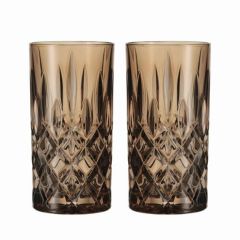 Набор высоких стаканов 2 шт., бронзовый, 395 мл, Noblesse, хрустальное стекло, Nachtmann