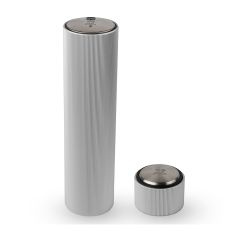 Набор из 2-х предметов: штопор электрический 21 см, алюминий, темно-серый + обрезатель фольги, в подарочной упаковке, LINE REVERSE PEUGEOT, Франция