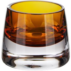 Подсвечник Joy, D=67, H=64 мм, амбер, хрустальное стекло, Nude