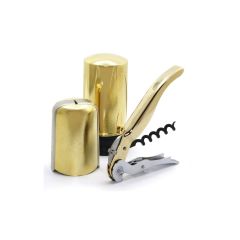 Набор для вина Celebration Set 3 Pcs. Gold, Pulltex