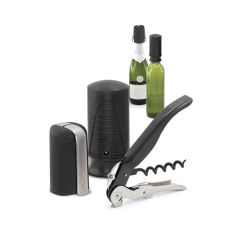 Набор для вина Wine & Sparkling Black, Pulltex