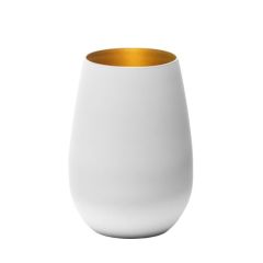 Набор из 6-ти стаканов серия Elements, цвет Белый-Золотой 465 мл, D85 мм, H120 мм, Stolzle