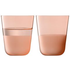 Набор из 2-х стаканов Arc Contrast 380 мл, коралловые, LSA International