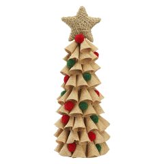 Декор новогодний Classics из джута и гофрированного картона из коллекции New Year Essential, Tkano