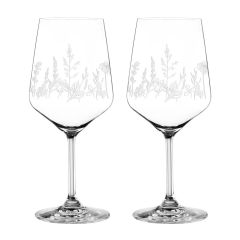 Набор бокалов Tattoo, 2 шт, 630 мл, черный декор, хрусталь, Nachtmann