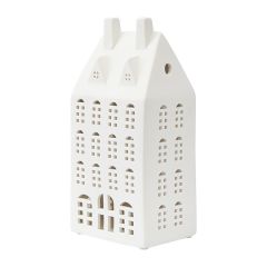 Домик из фарфора с подсветкой Aalborg из коллекции New Year Essential, 21,6 см, Tkano