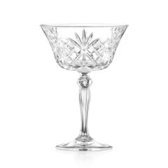 Набор из 6-ти бокалов-блюдец для шампанского RCR Style Melodia 260мл, хрустальное стекло, Италия