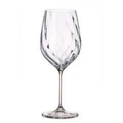 Набор из 2-х бокалов для белого вина CREX OPTIC, 480 мл, Crystal Bohemia