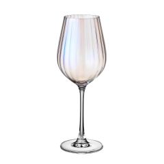 Набор из 2-х бокалов для красного вина COLUMBA OPTIC, 500 мл; цвет перламутр, Crystal Bohemia