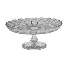 Тарелка для торта на ножке 500PK, 31 см, Crystal Bohemia