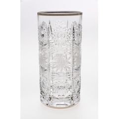 Набор из 6-ти стаканов для воды 500PK, декор Отводка платина, шлифовка; 370 мл, Bohemia JIHLAVA