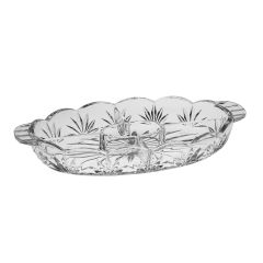 Салатник-кабарет TULIP с 5-ю секциями, 40,5 см, Crystal Bohemia