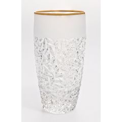 Набор из 6-ти стаканов для воды NICOLETTE, декор Матовое напыление, отводка золото; 430 мл; хрусталь, Bohemia JIHLAVA