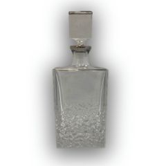 Штоф NICOLETTE , 1000 мл; декор Отводка платина; хрусталь, Bohemia JIHLAVA