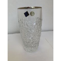 Набор из 6-ти стаканов для воды NICOLETTE, декор Отводка платина; 430 мл; хрусталь, Bohemia JIHLAVA