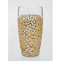 Набор из 6-ти стаканов для воды NICOLETTE, золотой мрамор; 430 мл; хрусталь, Bohemia JIHLAVA