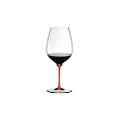 Бокал для красного вина Cabernet 4884/0R, 834 мл, красная ножка, серия Fatto a Mano, Riedel